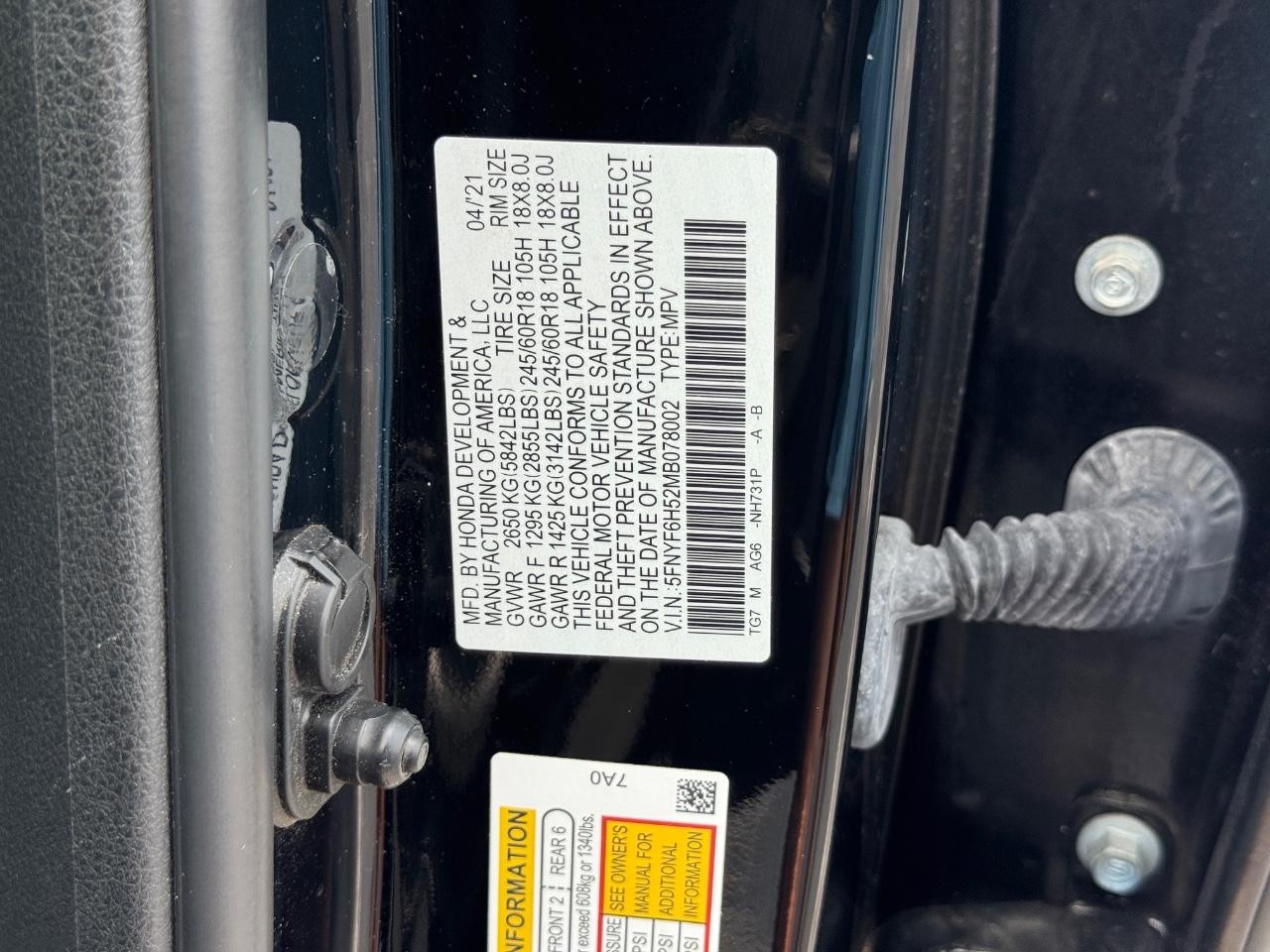 Honda Pilot Vehicle Full-screen Gallery Image 29