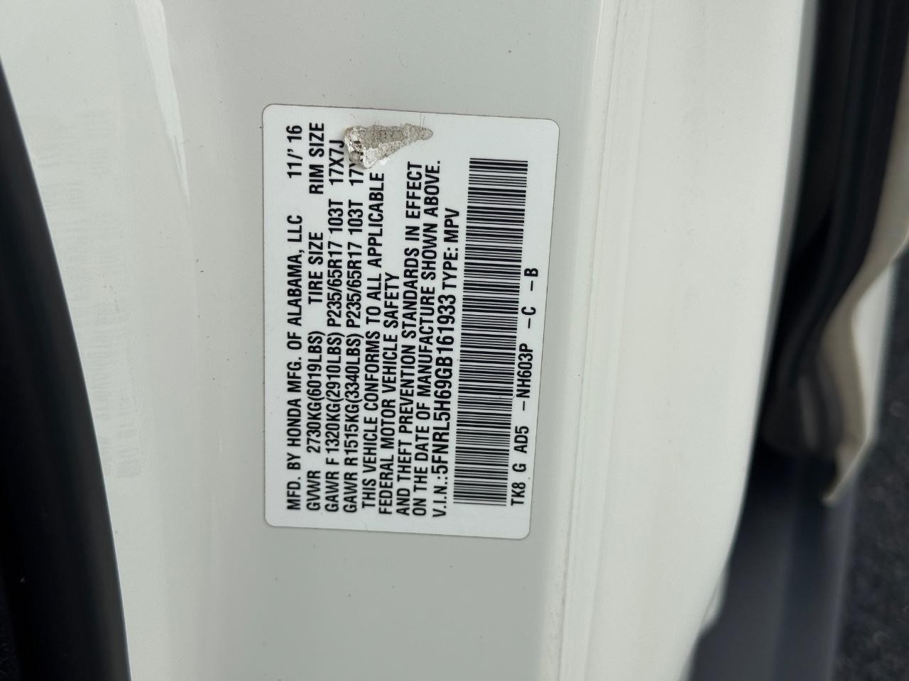 Honda Odyssey Vehicle Full-screen Gallery Image 28
