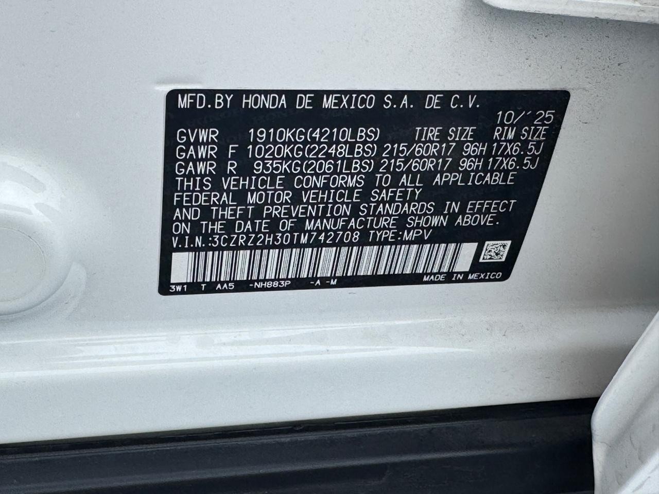 Honda HR-V Vehicle Full-screen Gallery Image 26