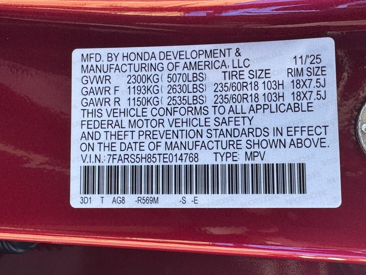 Honda CR-V Hybrid Vehicle Full-screen Gallery Image 27