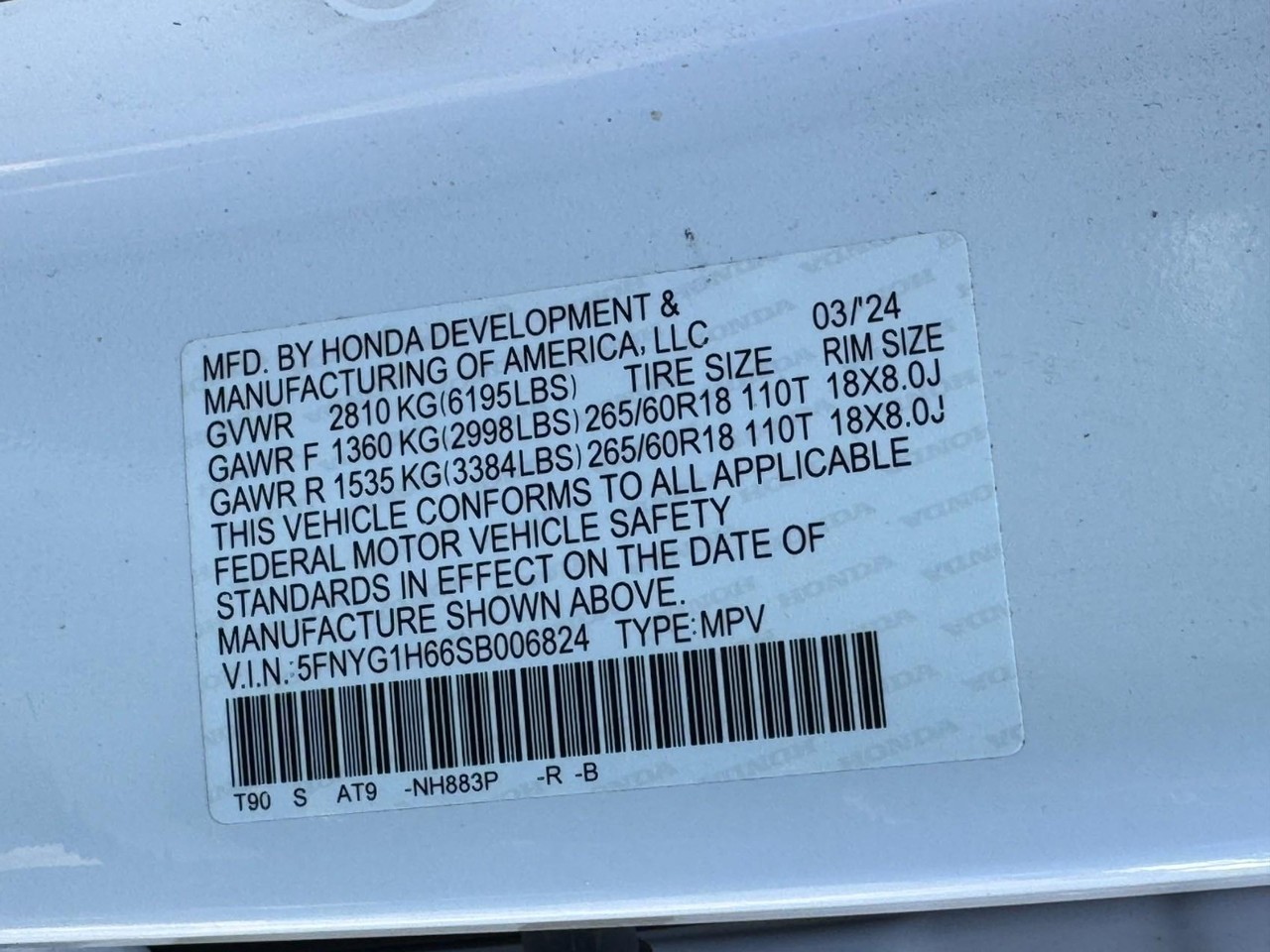 Honda Pilot Vehicle Full-screen Gallery Image 28