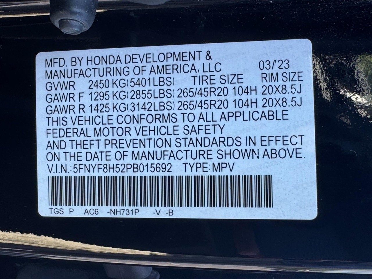 Honda Passport Vehicle Full-screen Gallery Image 26