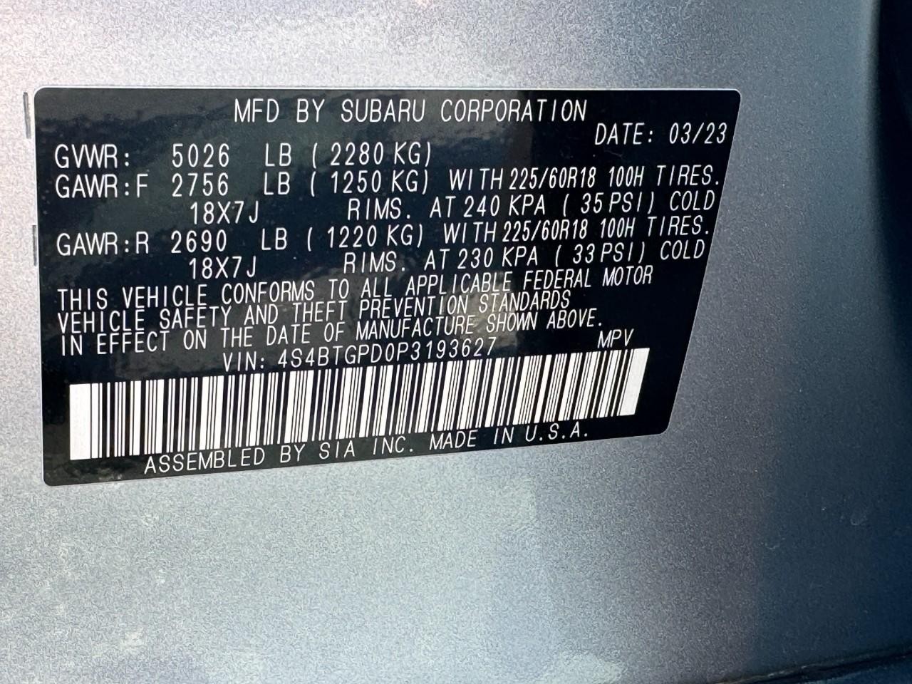 Subaru Outback Vehicle Full-screen Gallery Image 26