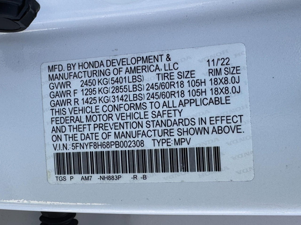 Honda Passport Vehicle Full-screen Gallery Image 28