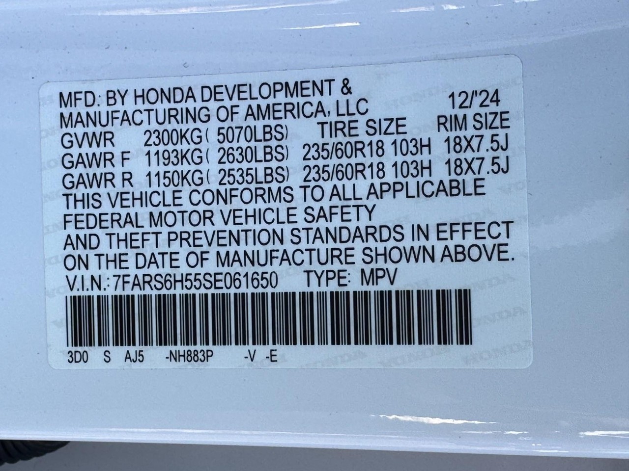 Honda CR-V Hybrid Vehicle Full-screen Gallery Image 25