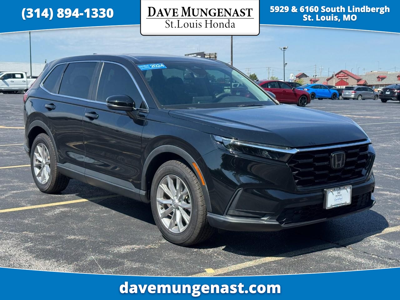 Crystal Black Pearl 2024 Honda CR-V SUV / Crossover All-Wheel Drive Continuously Variable Transmission
