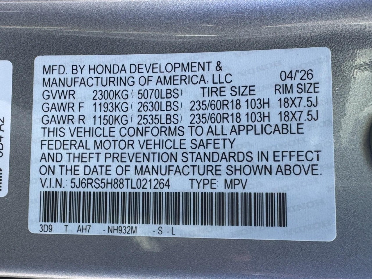 Honda CR-V Hybrid Vehicle Full-screen Gallery Image 33