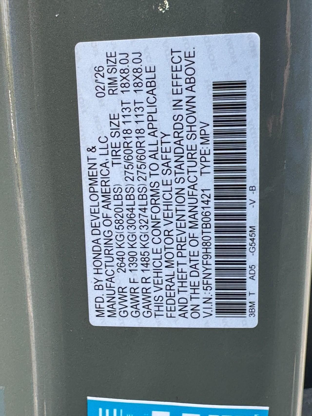 Honda Passport Vehicle Full-screen Gallery Image 28