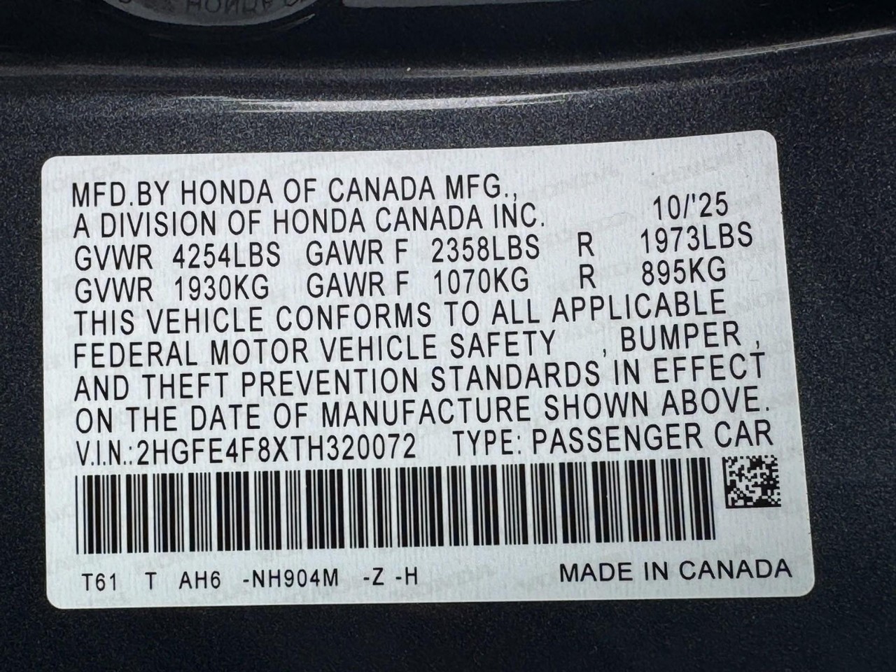 Honda Civic Sedan Hybrid Vehicle Full-screen Gallery Image 25