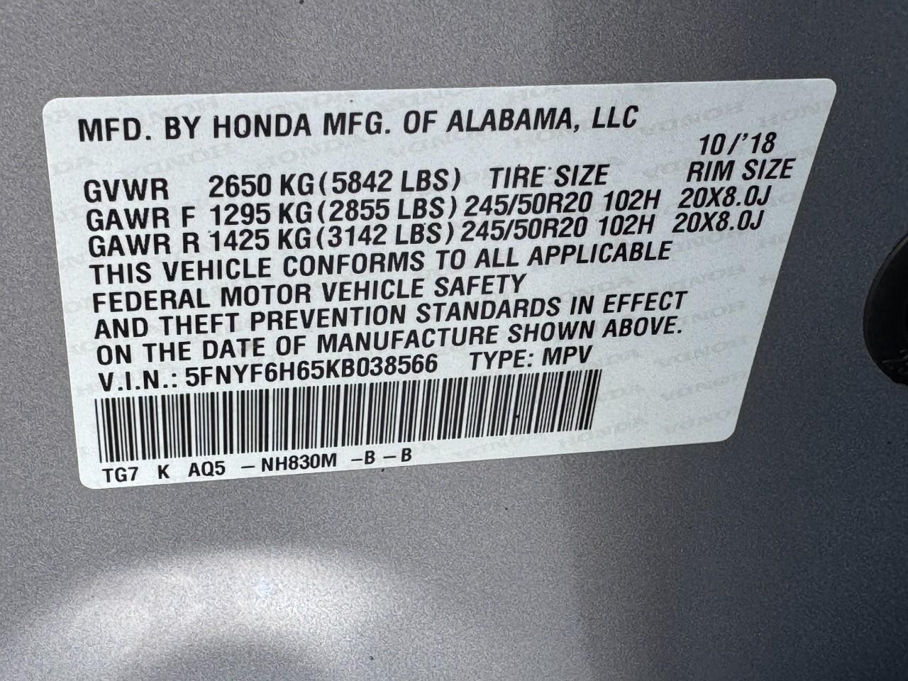 Honda Pilot Vehicle Full-screen Gallery Image 29