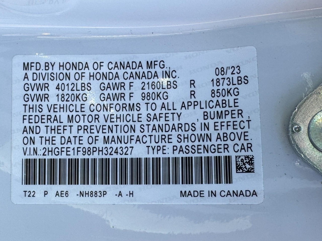 Honda Civic Sedan Vehicle Full-screen Gallery Image 25