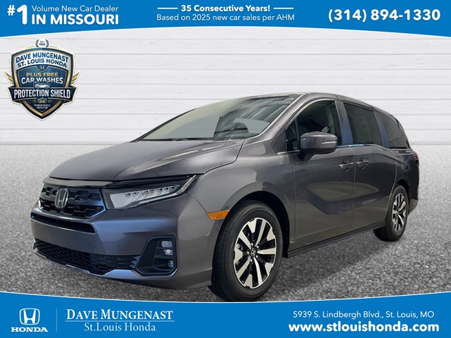 Gray (Modern Steel Metallic) 2026 Honda Odyssey Minivan Front-Wheel Drive Automatic