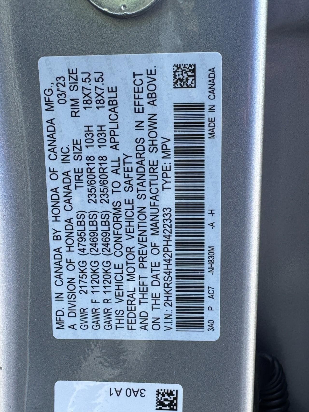 Honda CR-V Vehicle Full-screen Gallery Image 24