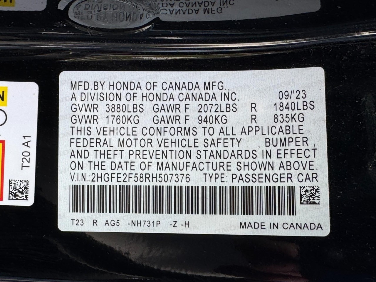 Honda Civic Sedan Vehicle Full-screen Gallery Image 24