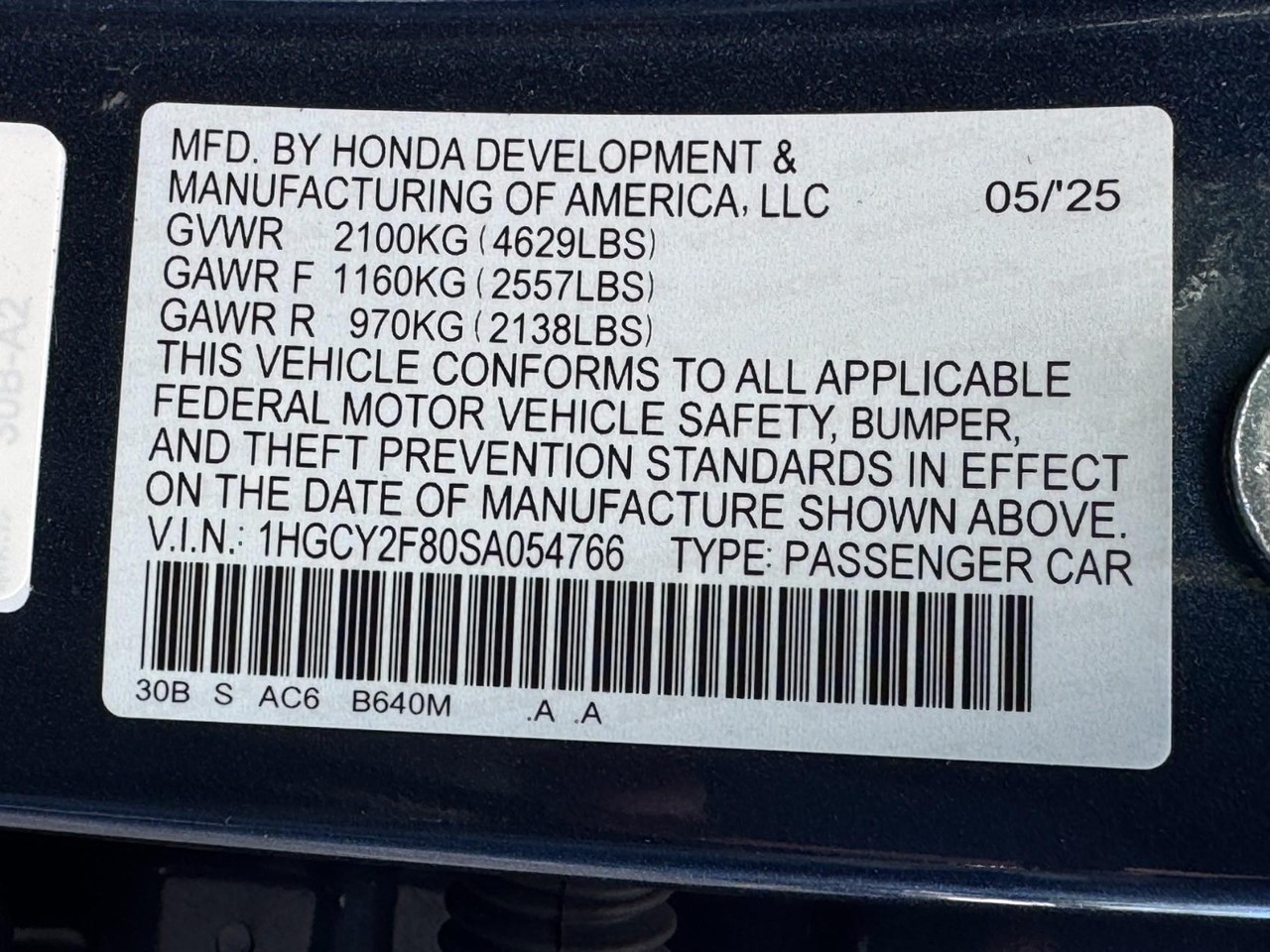 Honda Accord Hybrid Vehicle Full-screen Gallery Image 26
