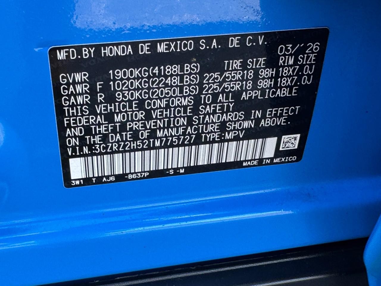 Honda HR-V Vehicle Full-screen Gallery Image 25
