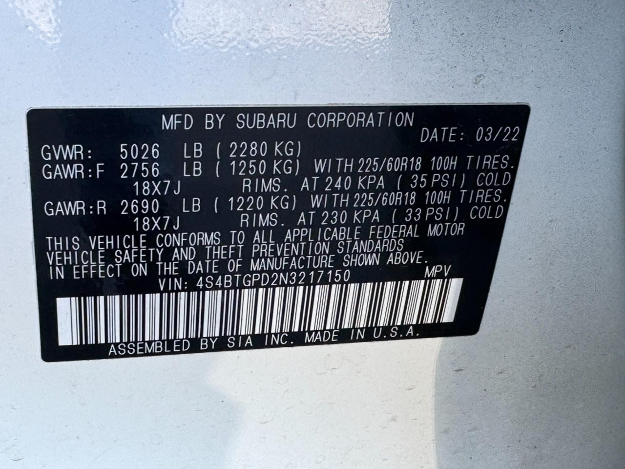 Subaru Outback Vehicle Full-screen Gallery Image 27