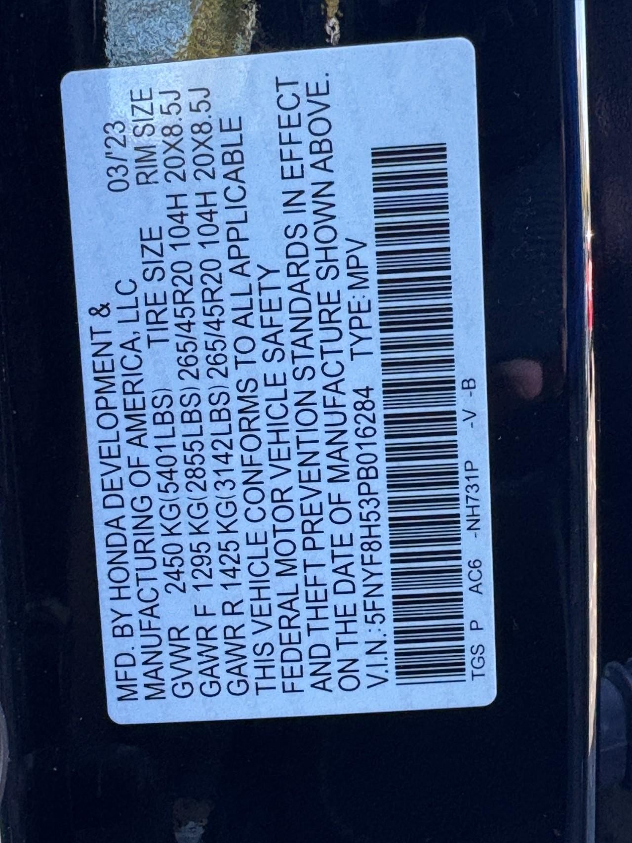 Honda Passport Vehicle Full-screen Gallery Image 26