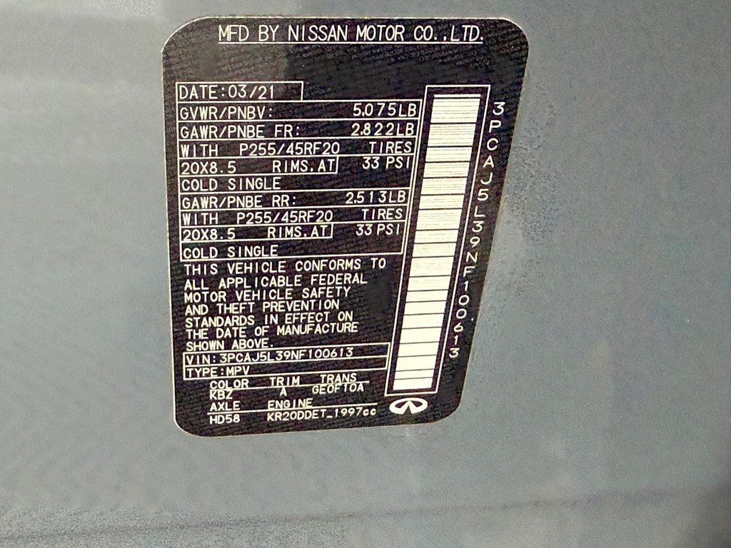 INFINITI QX55 Vehicle Full-screen Gallery Image 30