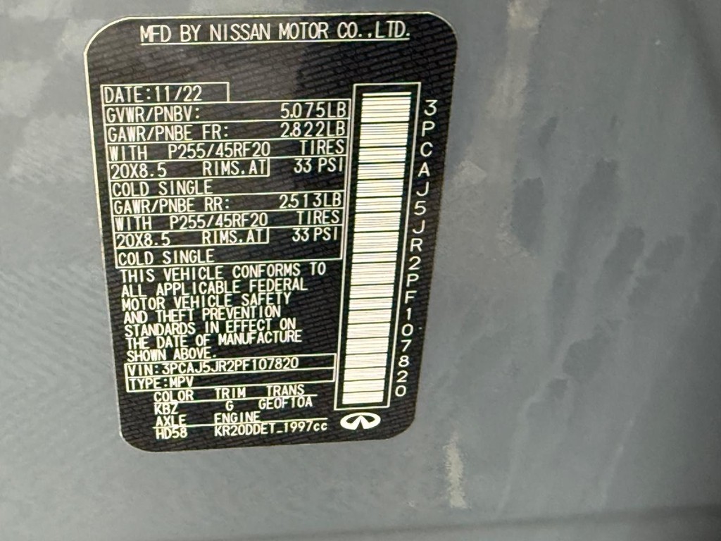 INFINITI QX55 Vehicle Full-screen Gallery Image 30