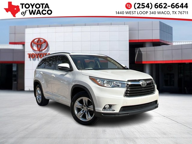 2014 Toyota Highlander Limited at Toyota of Waco in Waco TX