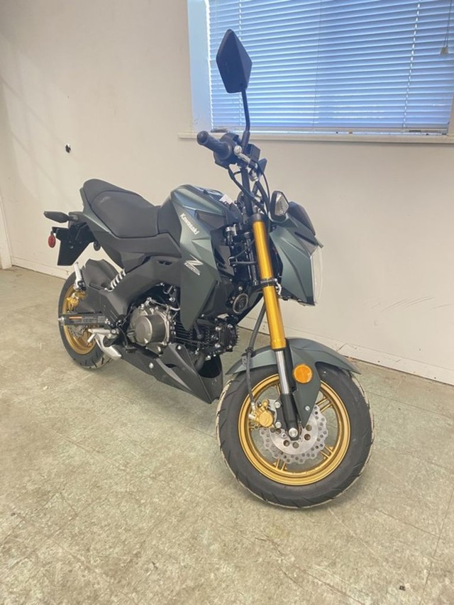 more details - kawasaki z125 pro cypher camo beige
