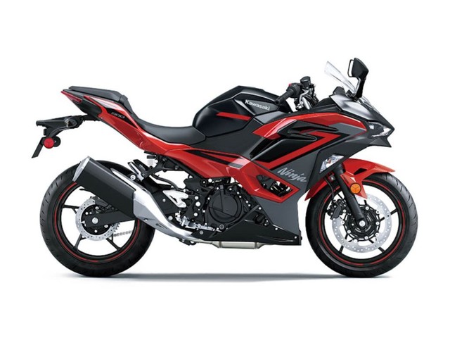 more details - kawasaki ninja® 500 abs passion red/metallic flat