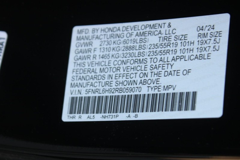 Honda Odyssey Vehicle Full-screen Gallery Image 17