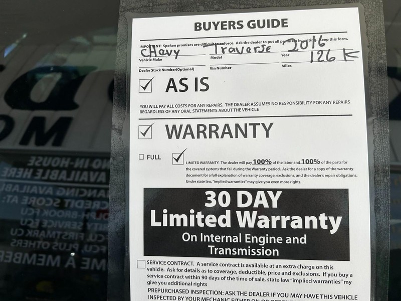 Chevrolet Traverse Vehicle Full-screen Gallery Image 11