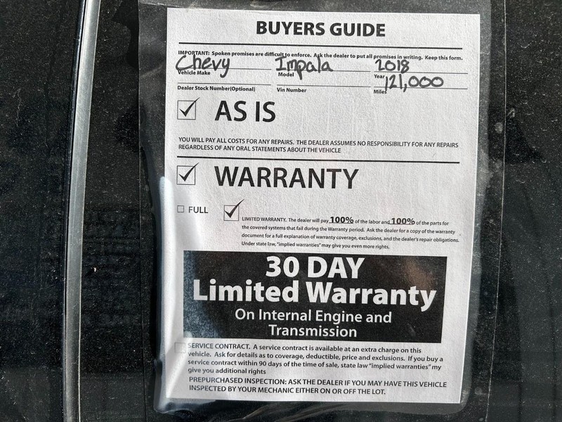 Chevrolet Impala Vehicle Full-screen Gallery Image 10