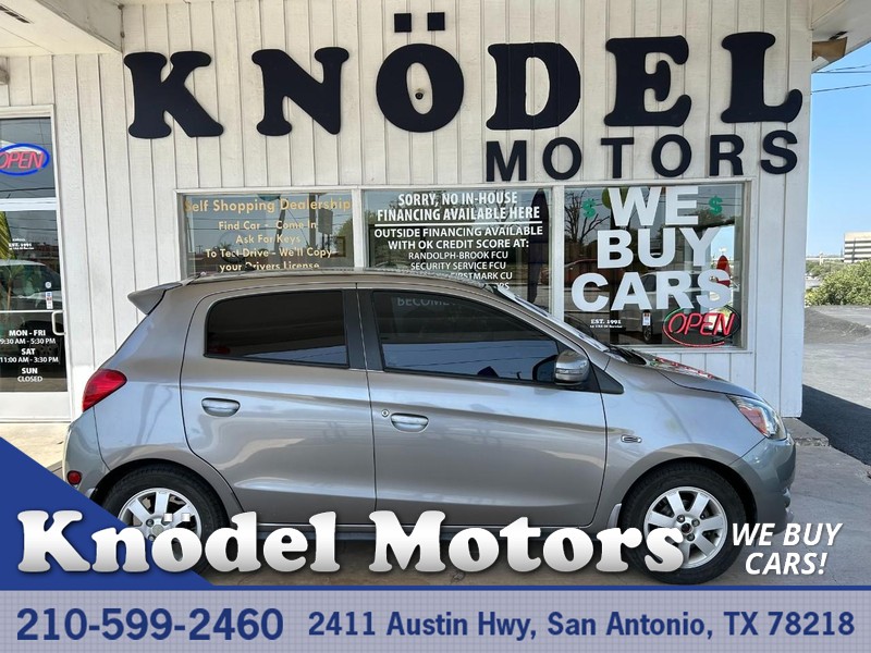 Mercury Gray 2015 Mitsubishi Mirage Hatchback Front-Wheel Drive Automatic