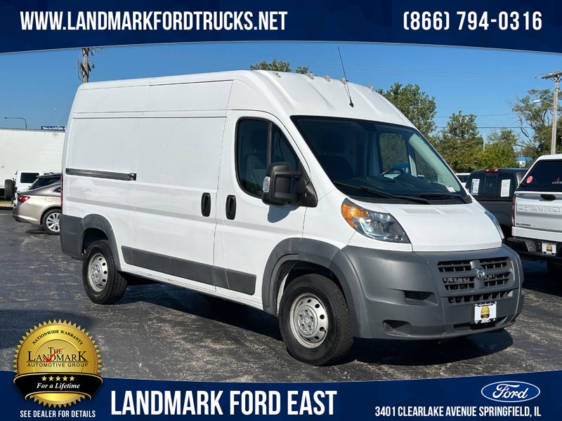 Used 2017 RAM ProMaster Cargo Van Base with VIN 3C6TRVCG7HE521526 for sale in Springfield, IL