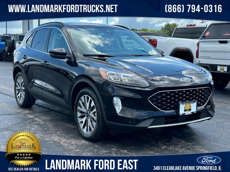 Used 2020 Ford Escape Titanium with VIN 1FMCU9J98LUC32955 for sale in Springfield, IL