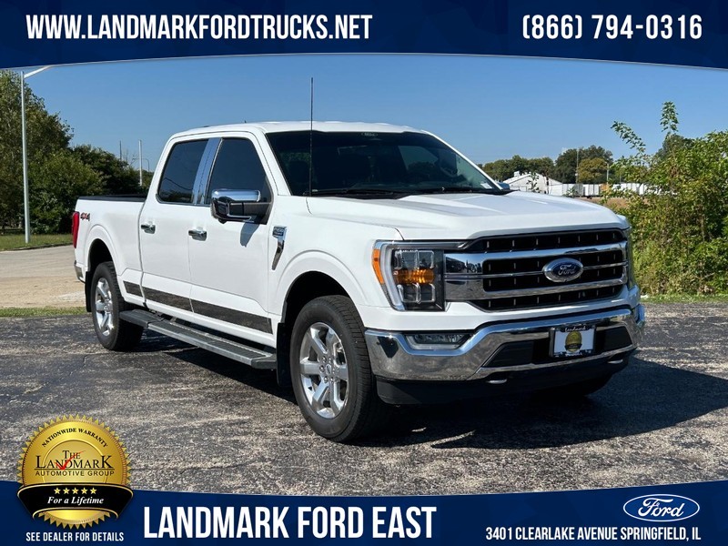 Used 2022 Ford F-150 Lariat with VIN 1FTFW1E89NFB18064 for sale in Springfield, IL