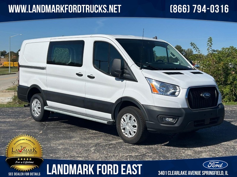 Used 2022 Ford Transit Van Base with VIN 1FTBR1Y85NKA43887 for sale in Springfield, IL