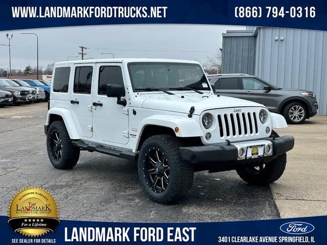 2015 Jeep Wrangler Unlimited Sahara at Landmark Ford Trucks in Springfield IL