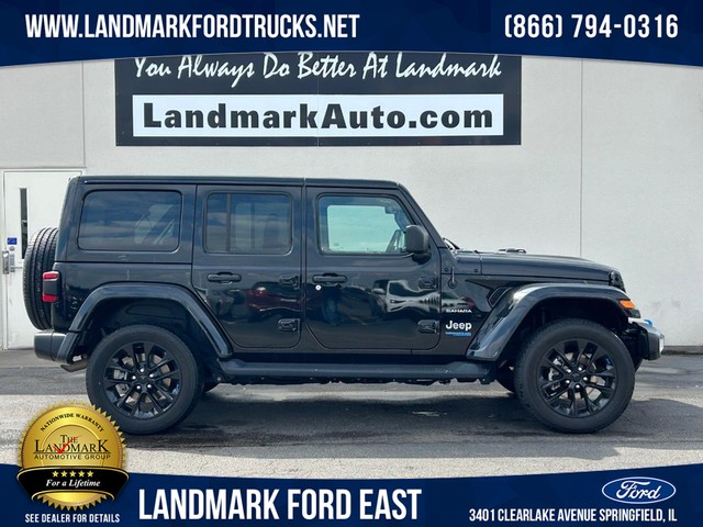 2022 Jeep Wrangler 4xe Unlimited Sahara at Landmark Ford Trucks in Springfield IL