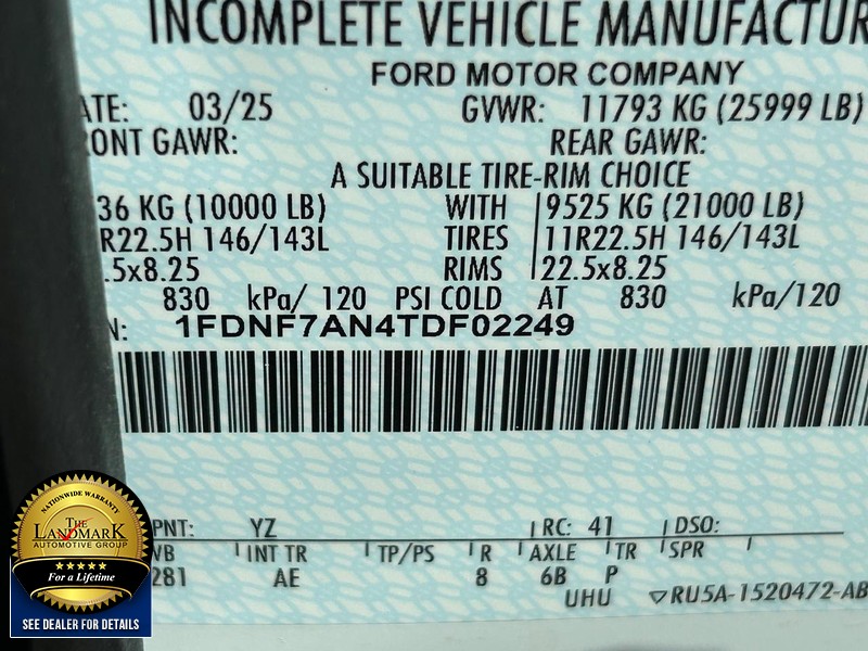 Ford F-750 Straight Frame Gas Vehicle Full-screen Gallery Image 13