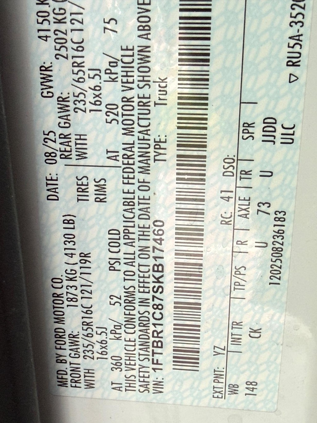 Ford Transit Cargo Van Vehicle Full-screen Gallery Image 20