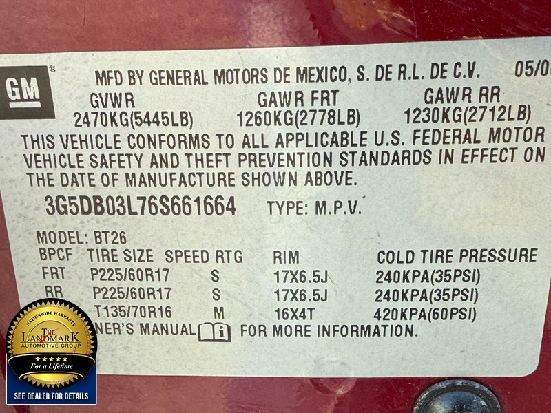 Buick Rendezvous Vehicle Full-screen Gallery Image 21