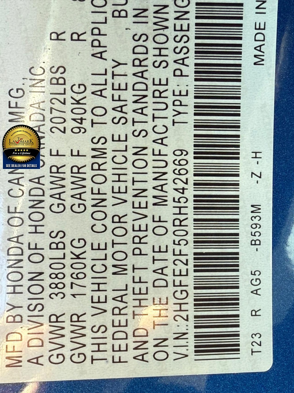 Honda Civic Sedan Vehicle Full-screen Gallery Image 20