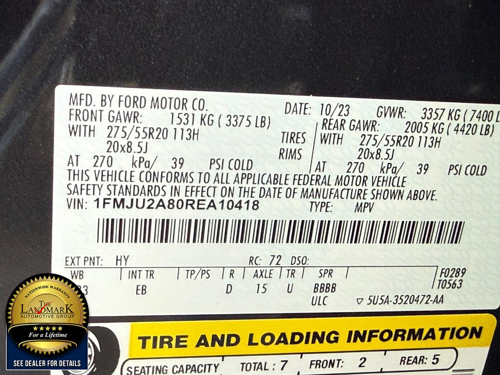 Ford Expedition Vehicle Full-screen Gallery Image 24