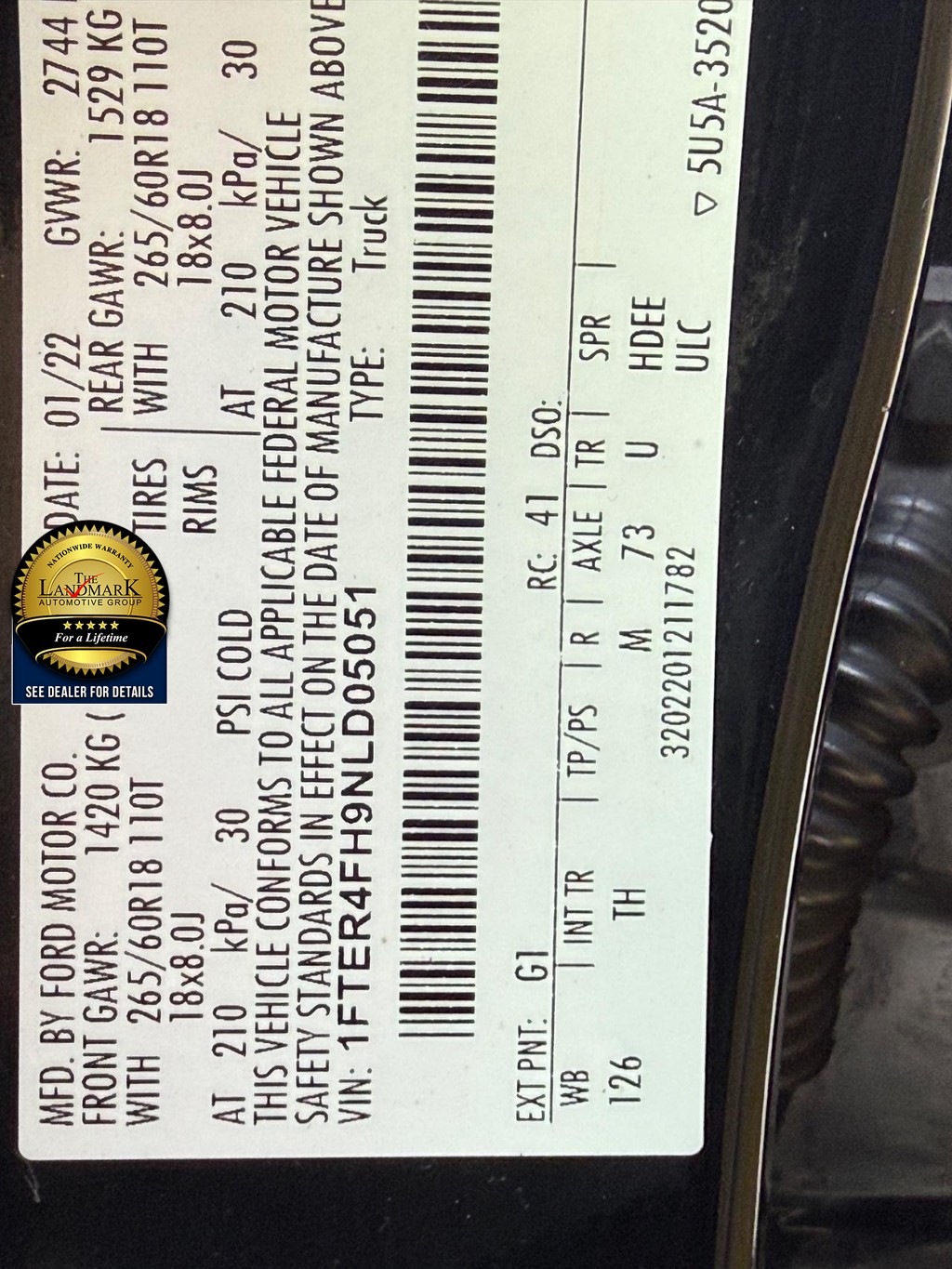 Ford Ranger Vehicle Full-screen Gallery Image 20