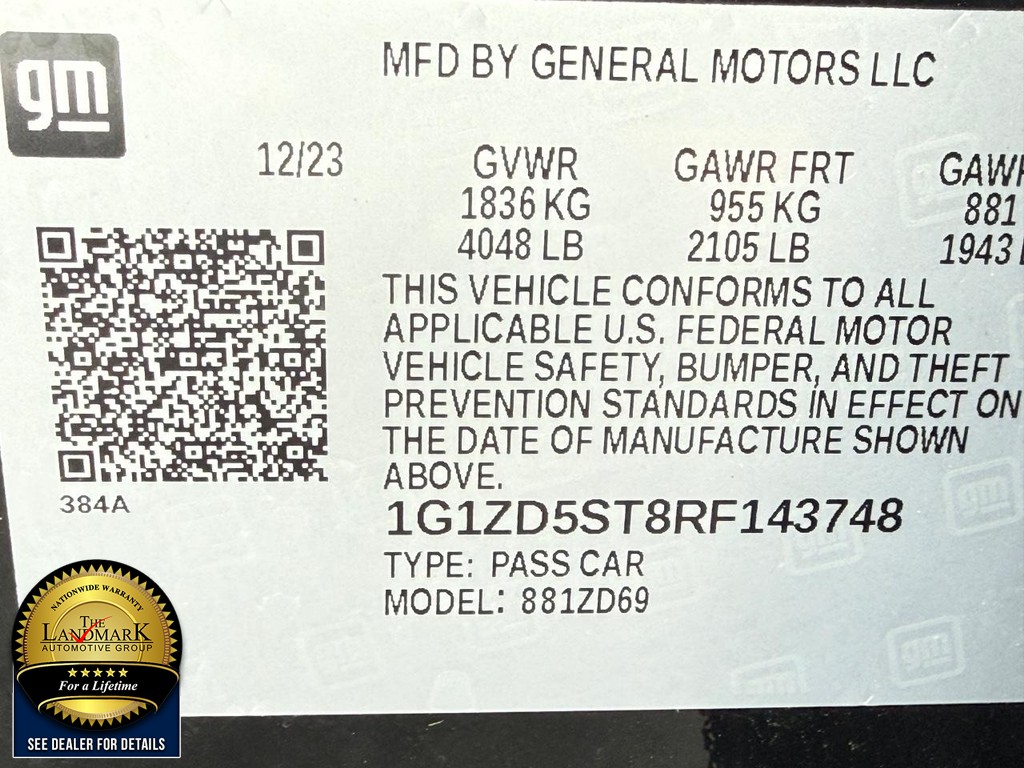 Chevrolet Malibu Vehicle Full-screen Gallery Image 21