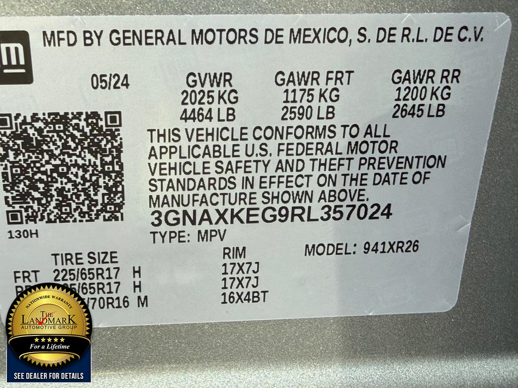Chevrolet Equinox Vehicle Full-screen Gallery Image 21