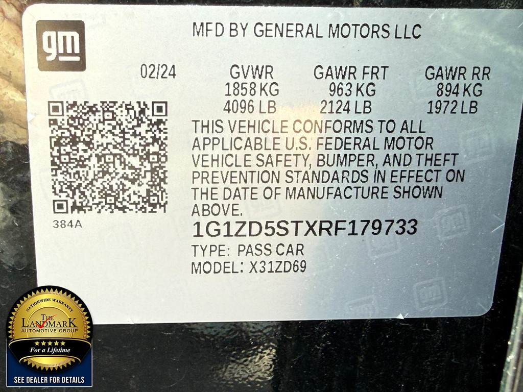 Chevrolet Malibu Vehicle Full-screen Gallery Image 21