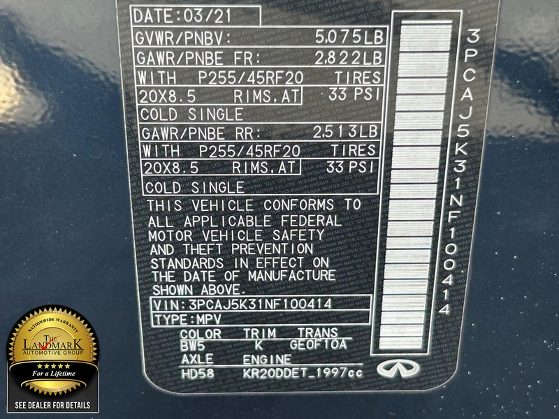 INFINITI QX55 Vehicle Full-screen Gallery Image 22