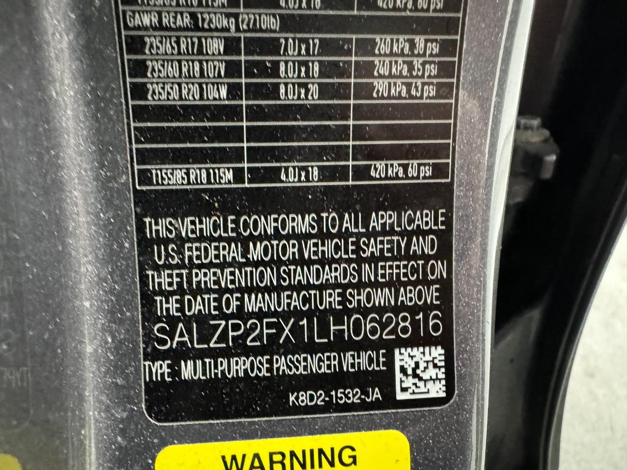 Land Rover Range Rover Evoque Vehicle Full-screen Gallery Image 34