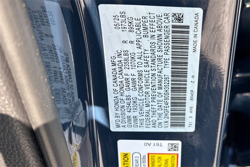 Honda Civic Sedan Hybrid Vehicle Full-screen Gallery Image 26