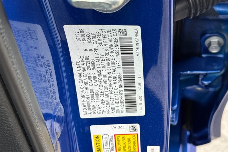 Honda Civic Sedan Vehicle Full-screen Gallery Image 26